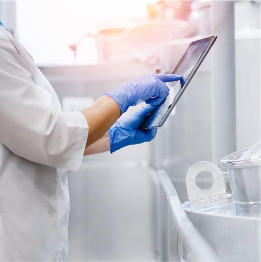 Doctor pointing to paper